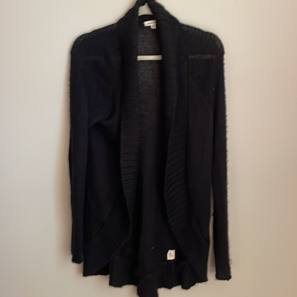 Black cardigan